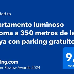 Luminoso Paloma A 350 Metros De La Playa Con Parking Gratuito Apartamento